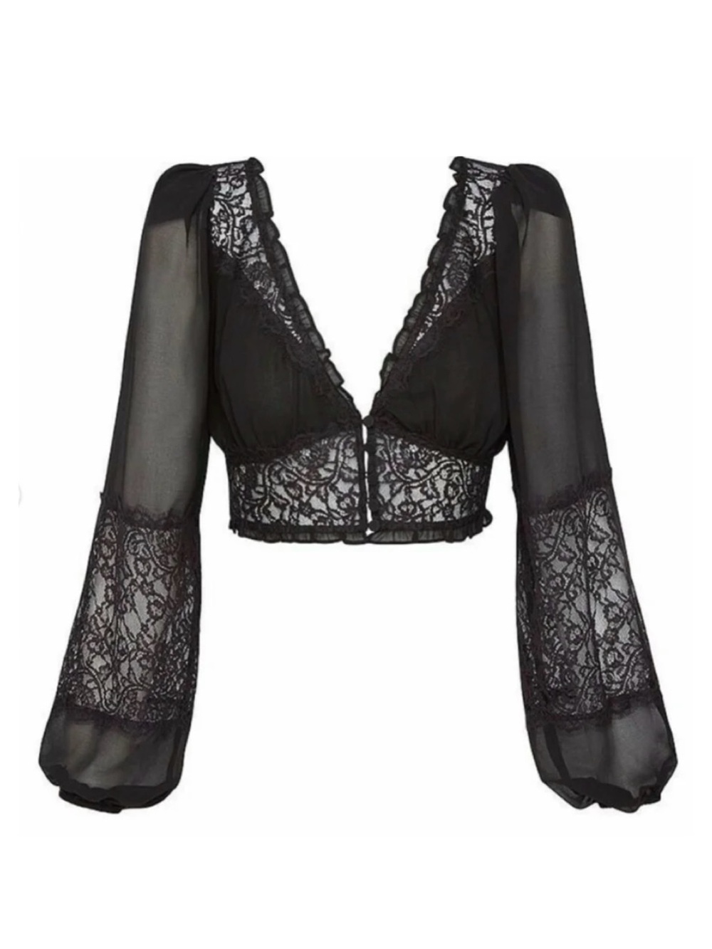 VICTORIA'S SECRET / For Love & Lemons |  Freya Blouse